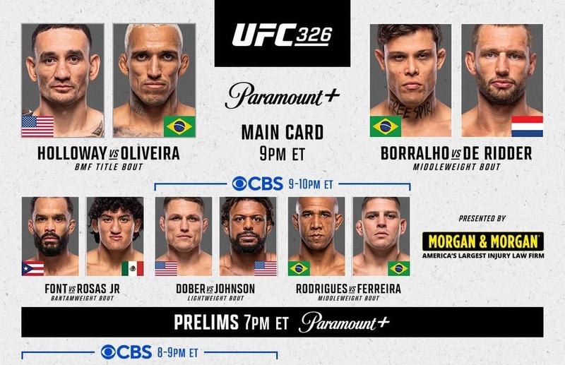 Резултати от UFC 326