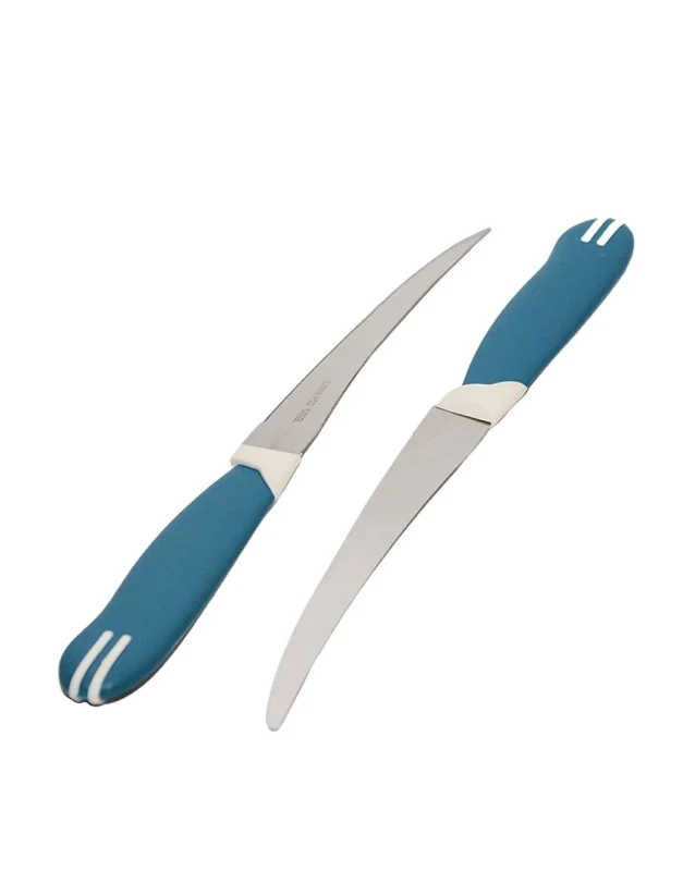 2-Piece Fruit & Veg Knife Set – Stainless Blade, Random Color Handle