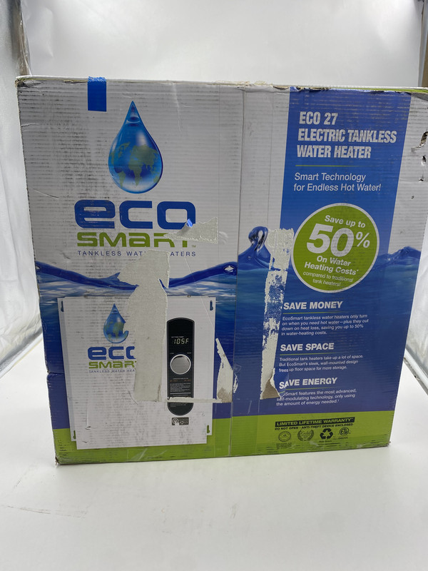 ECOSMART ECO 27 TANKLESS ELECTRIC WATER HEATER