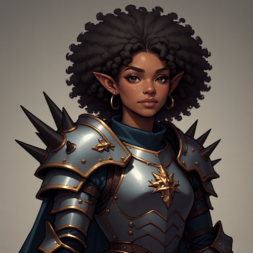 Elegant-Afro-Dark-elf-wearing-(15)