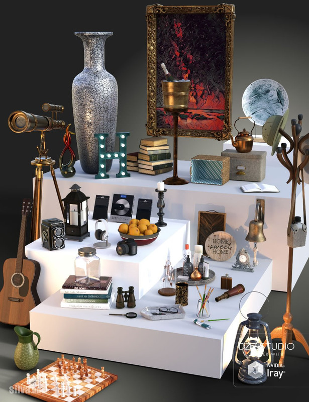 Collection of Decor Objects Collection of Decor Objects