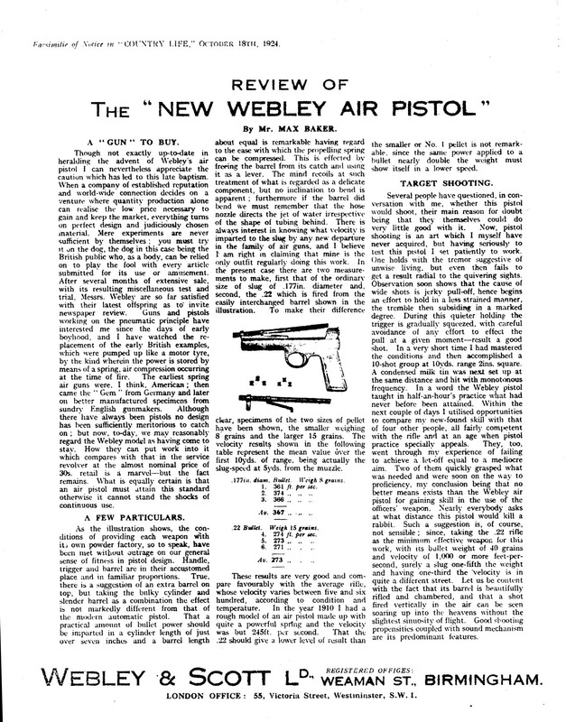 Webley Piistol Review 24