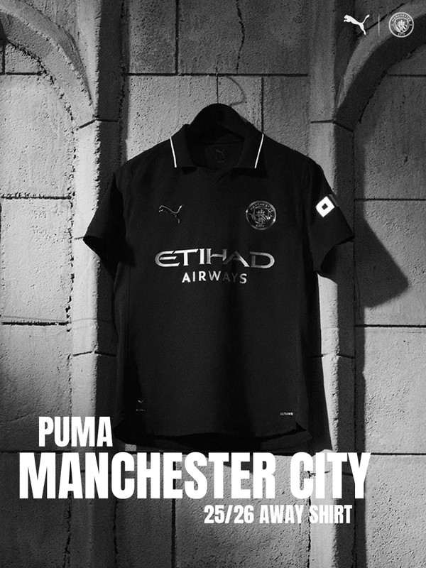 Manchester City 2025-26 Third Jersey Player Version
