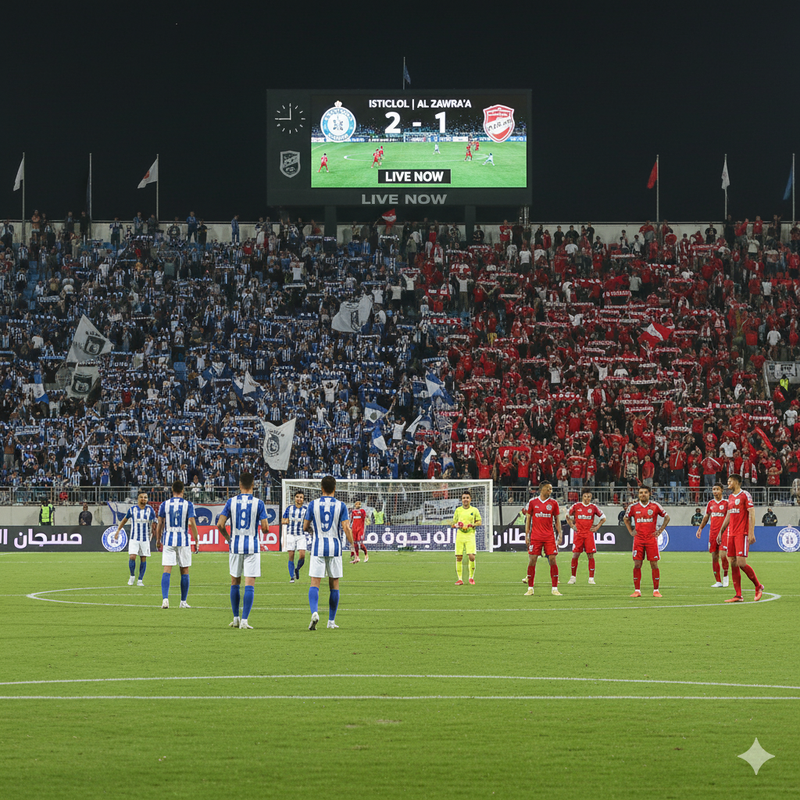 الزوراء واستقلال دوشنبه بث مباشر الان