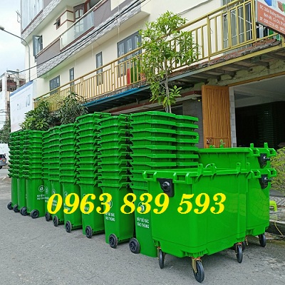 Thùng rác nhựa nắp đậy kín có bánh xe, thùng rác công cộng - lh 0963839593 Ms.Loan Thung-rac-cong-nghiep-dung-tich-lon-xe-day-rac