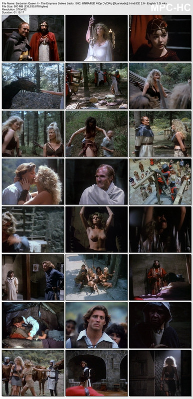 Barbarian Queen II - The Empress Strikes Back (1990) UNRATED 480p DVDRip Thumbs