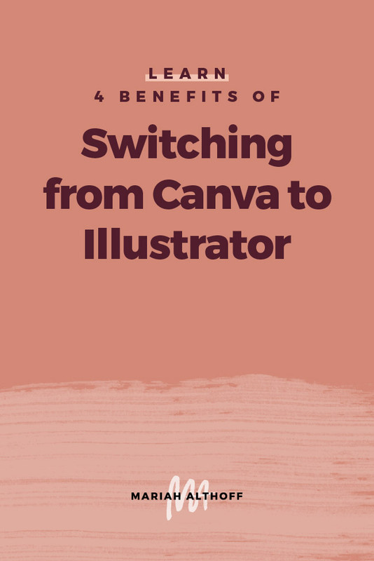 If you’re new to design, you’ve probably dabbled in web-based designs programs like Canva. If you’re ready to step it up a notch (and maybe even make this your full-time career), you need to be using more professional software! To help you understand the difference between these beginner programs and top-tier design applications, I’ve put together a list of the top four benefits of switching from Canva to Illustrator!