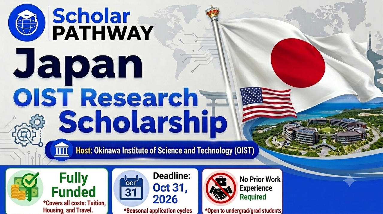 Fully Funded OIST Research Internship in Japan