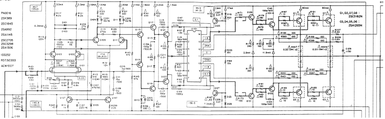 PioneerA757_Schaltplan (Ausschnitt)