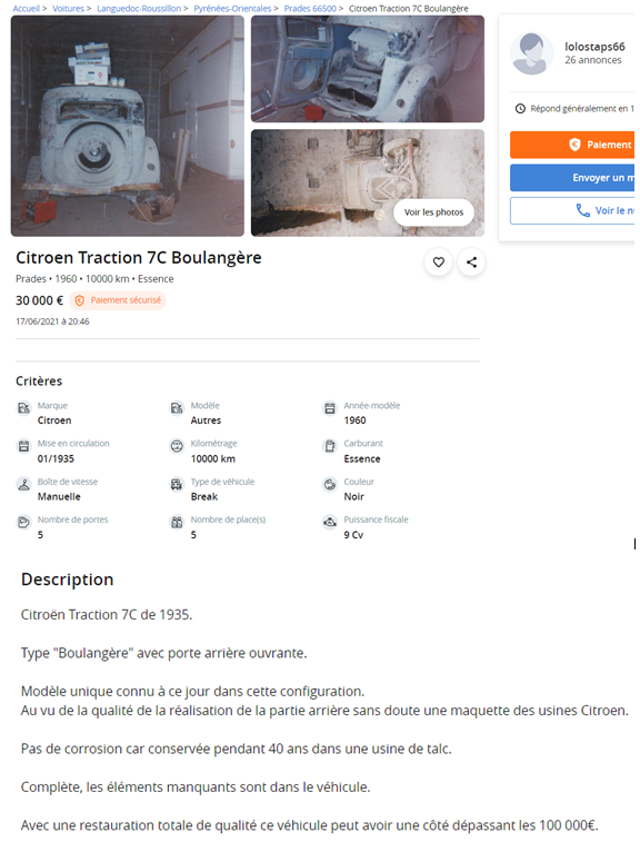 15 000€ 2024 - 30 000€ - 2021-2023 7C 35 Boulangère