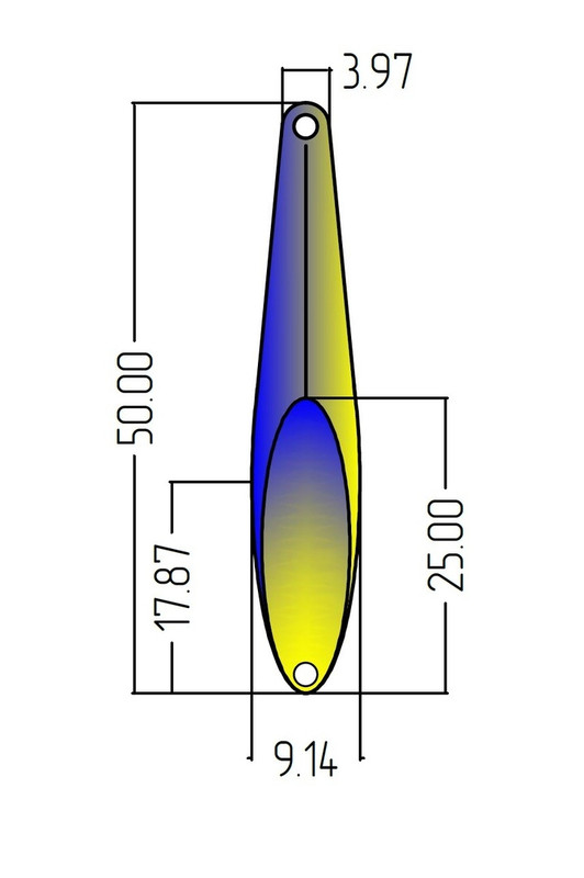 Блесна маропедка своими руками чертежи и размеры