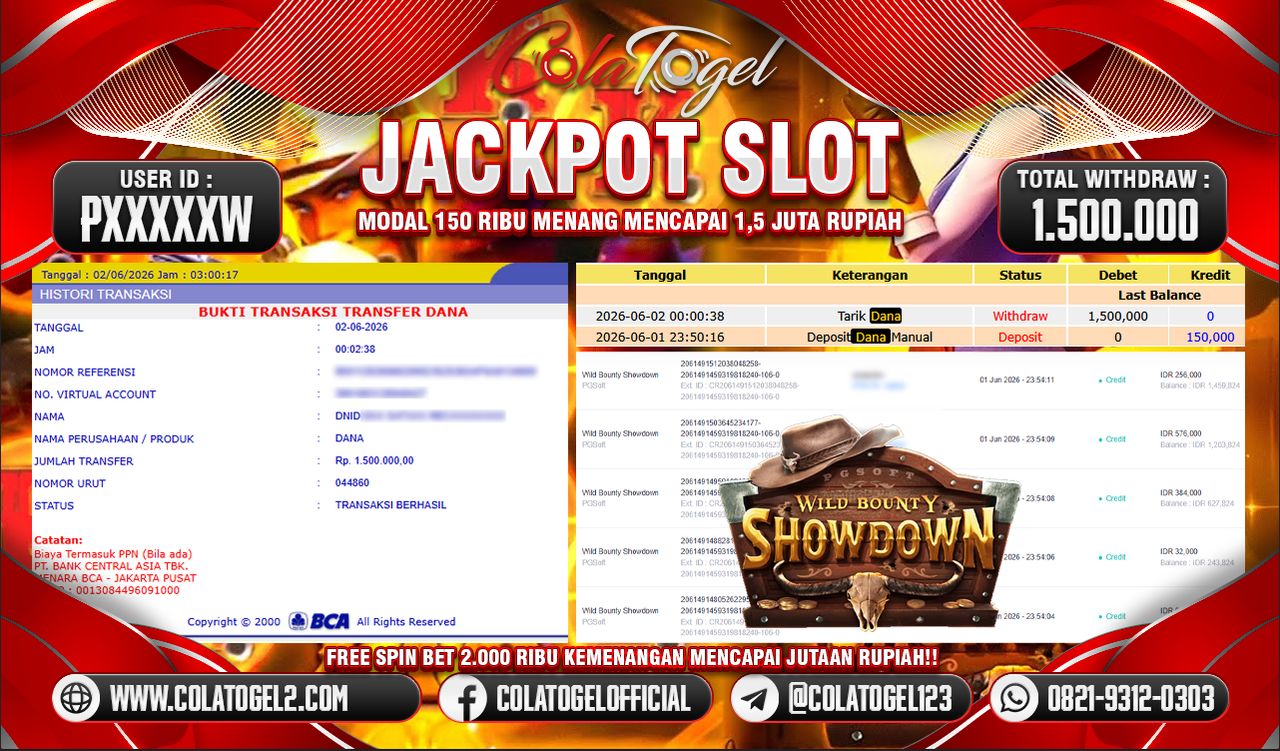 JACKPOT SLOT GACOR!!