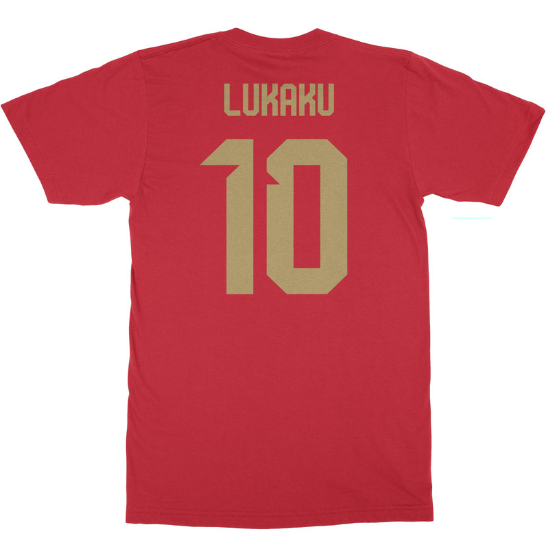 Lukaku 10 Jersey Style - Belgium Soccer Cup Fans Gift Unisex T-Shirt