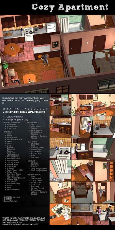 Cozy Apartment by biglovepose