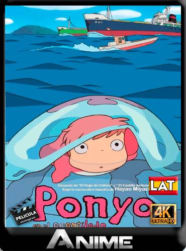 Ponyo en el acantilado (2008) Latino [4k-2160p] UHD HDR [Googledrive]