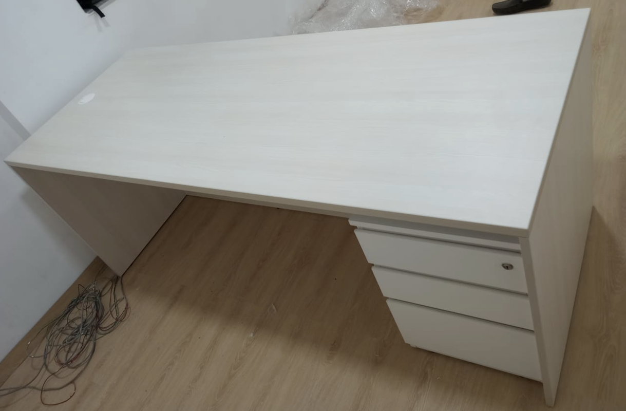 White Wooden Office Staff Desk