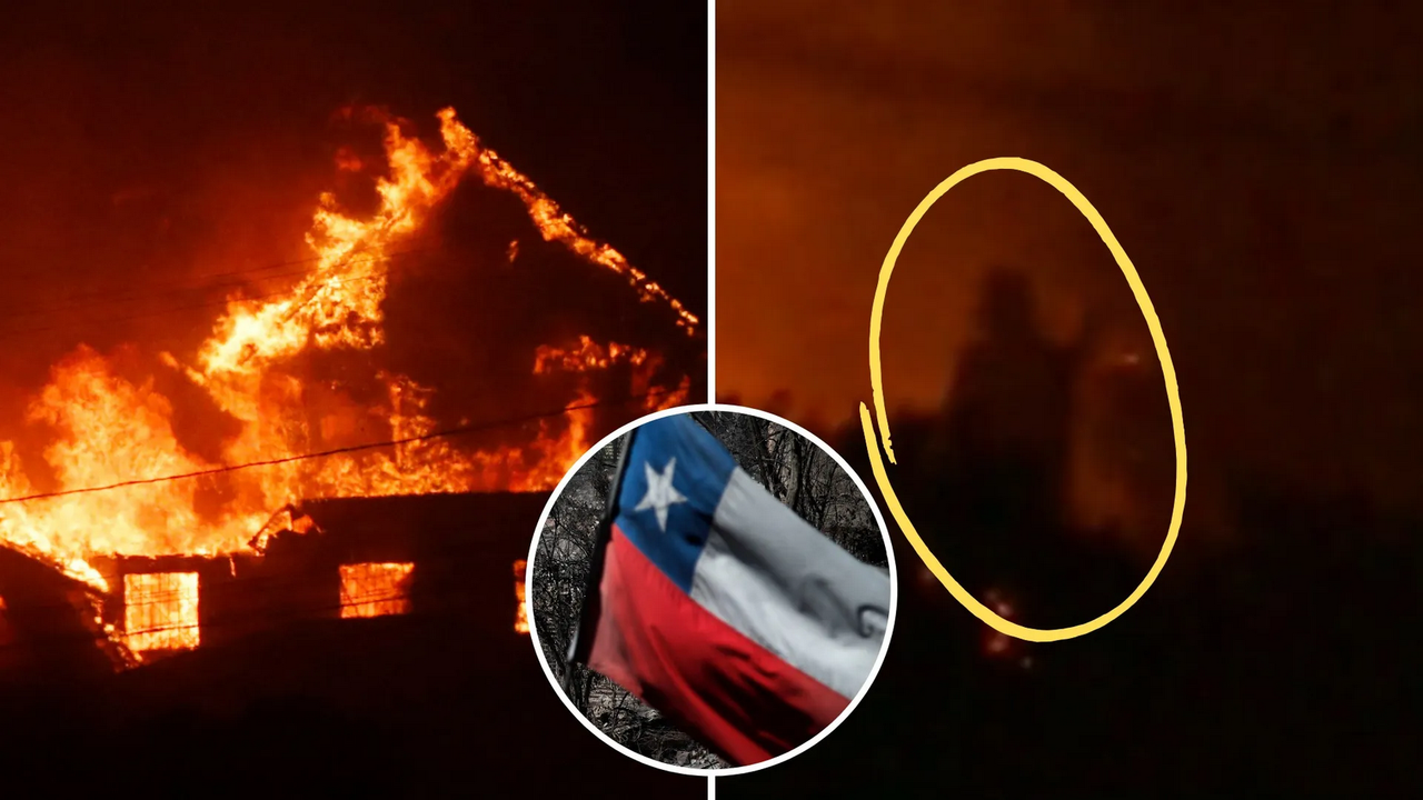¡Fantasma apagafuegos! Misteriosa sombra en llamas de Chile desata debate paranormal