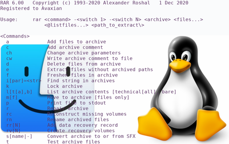 RAR 6.0.2 (macOS / Linux)