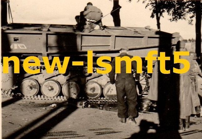 photo Pz.Rgt.5 POLEN Brückenlege-Panzer bridge t