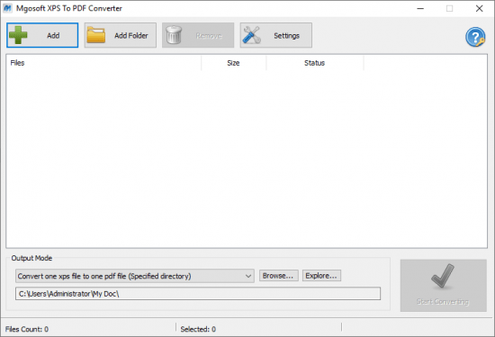 Mgosoft XPS To PDF Converter 12.4.1