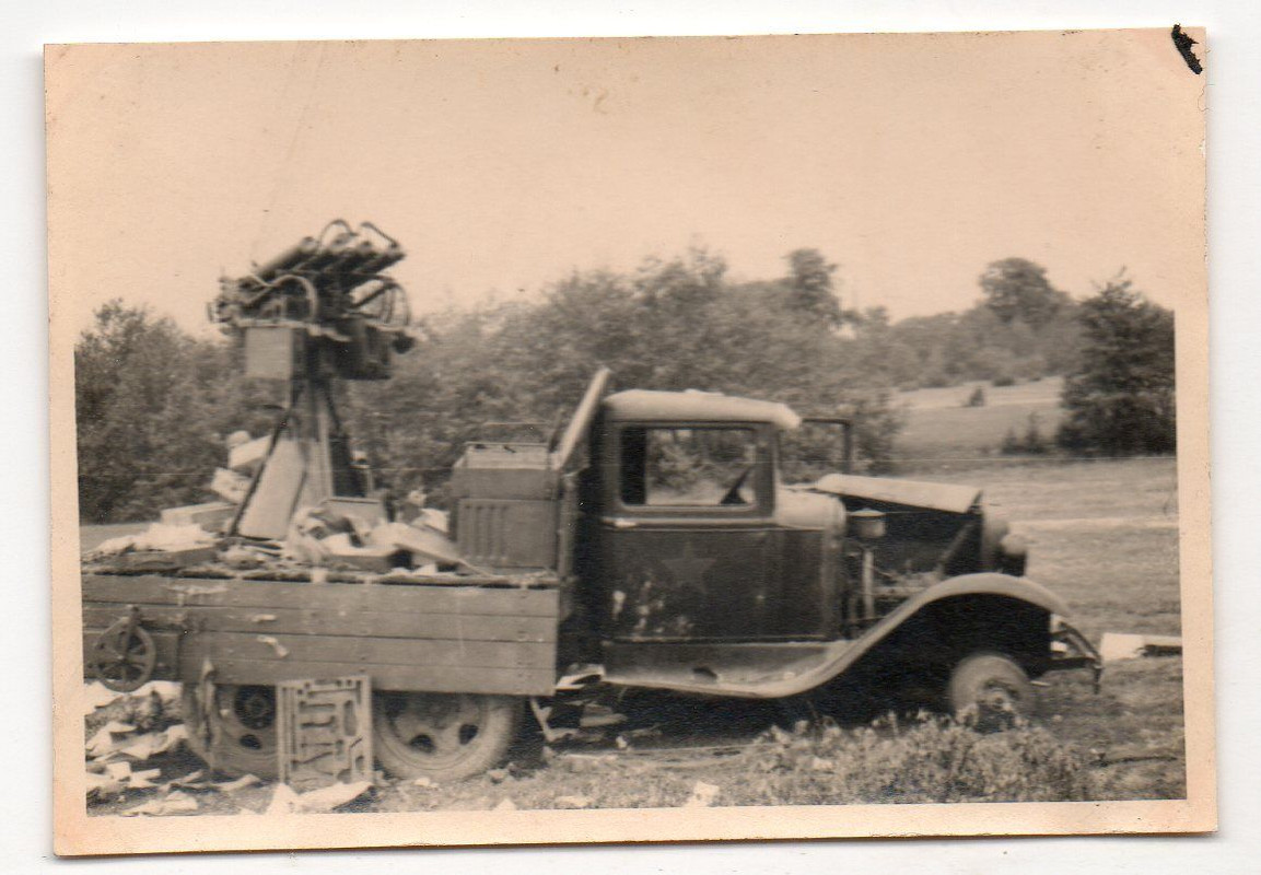 Auto LKW MG Geschütz