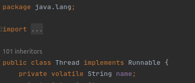 threads using thread class