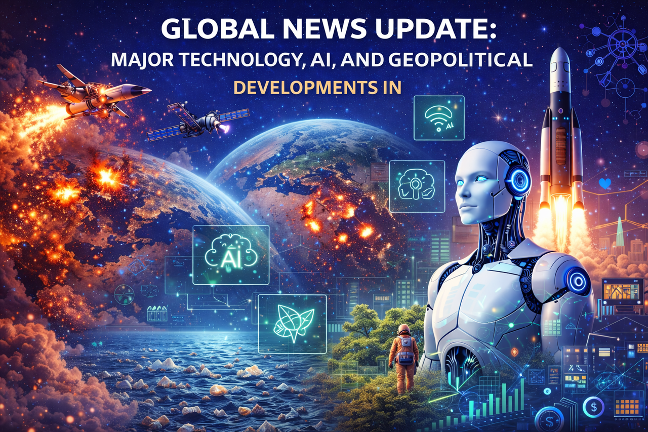 Global News Today: AI Innovations, Space Technology, and Rising Geopolitical Tensions in March 2026 Global challenges and advancements in 2026