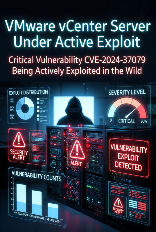 VMware vCenter Server sob fogo real: CVE-2024-37079 entra na lista de exploração ativa da CISA