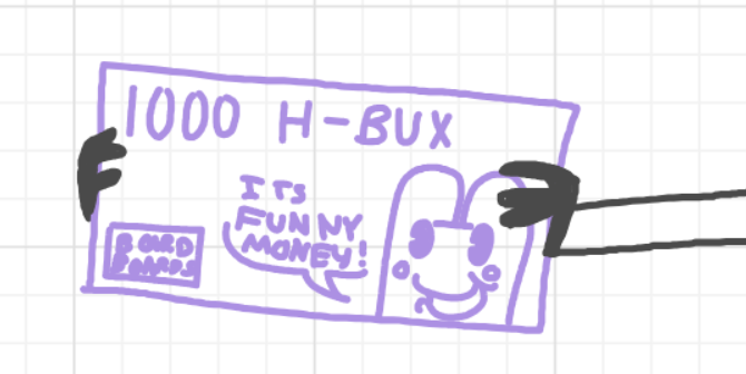 A panel from The Prime Number Few, episode eight of the Board Boards object show by Furretwalk/WalkingFurret.
