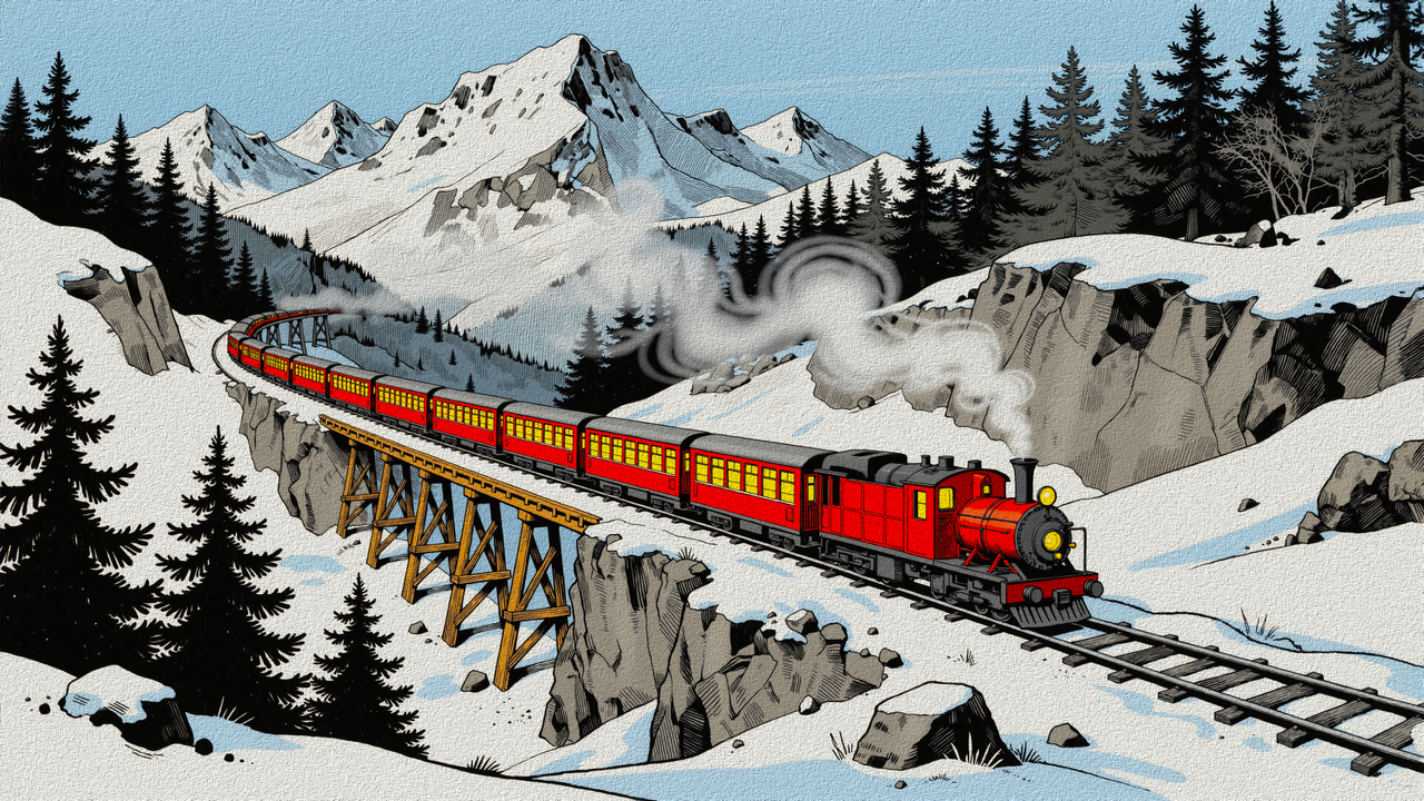 Winter Valley Train