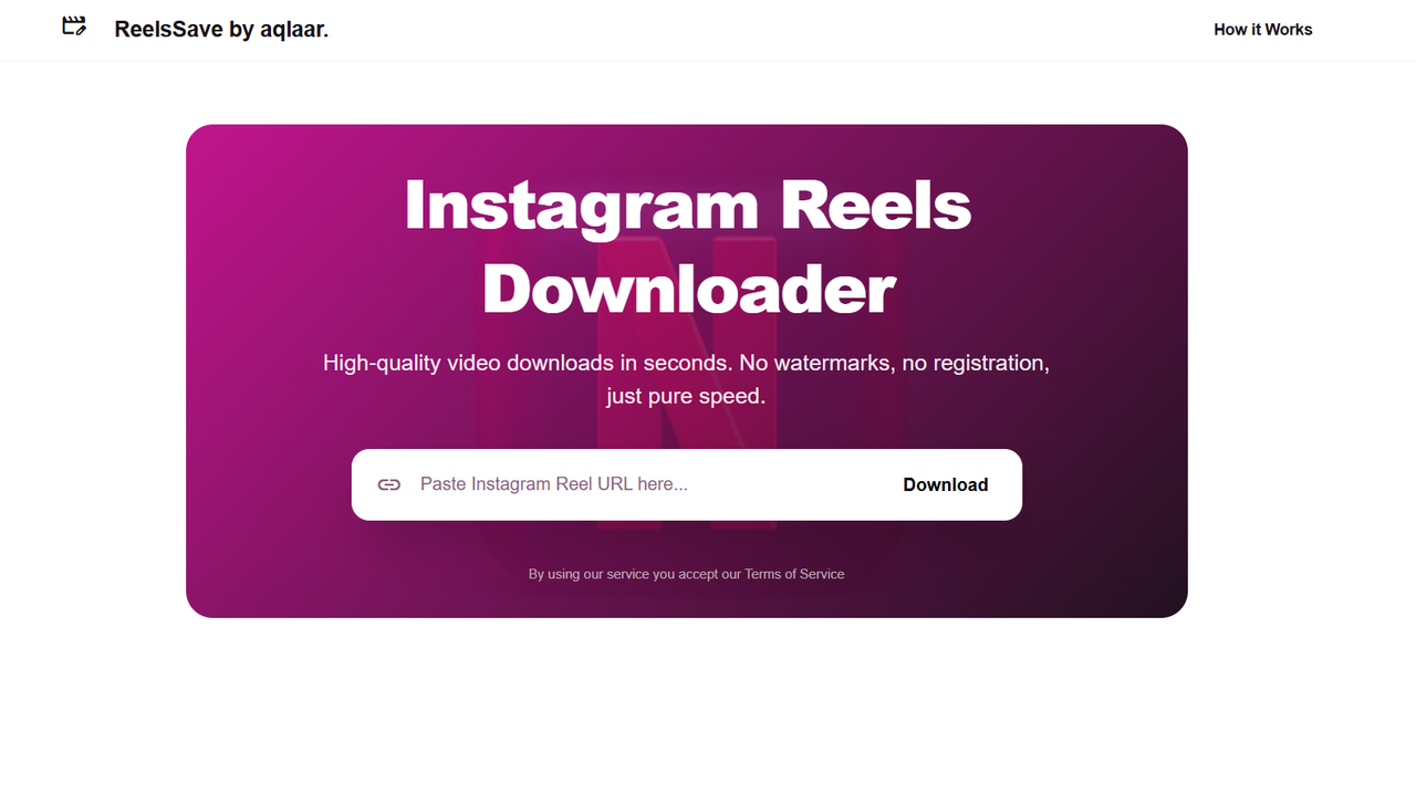 Reel Saver by aqlaar.