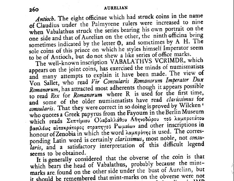 Antoniniano a nombre de Vabalato y Aureliano. Antioquía Capturavab2