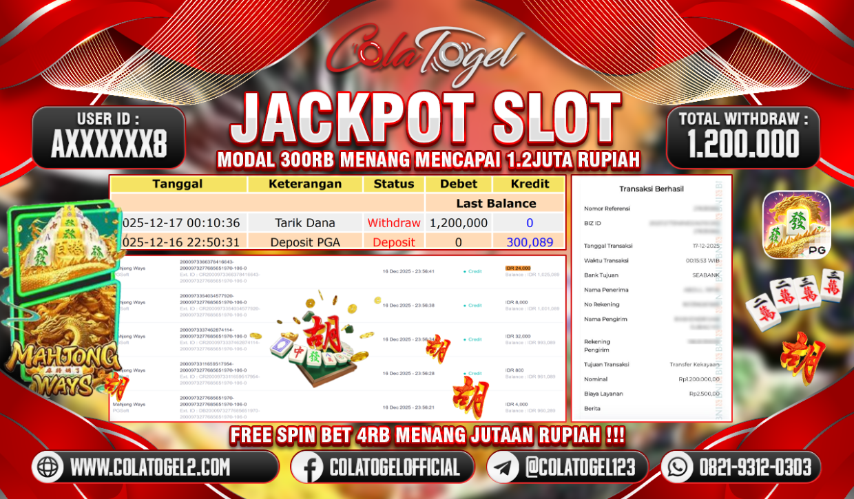 JACKPOT SLOT GACOR!!