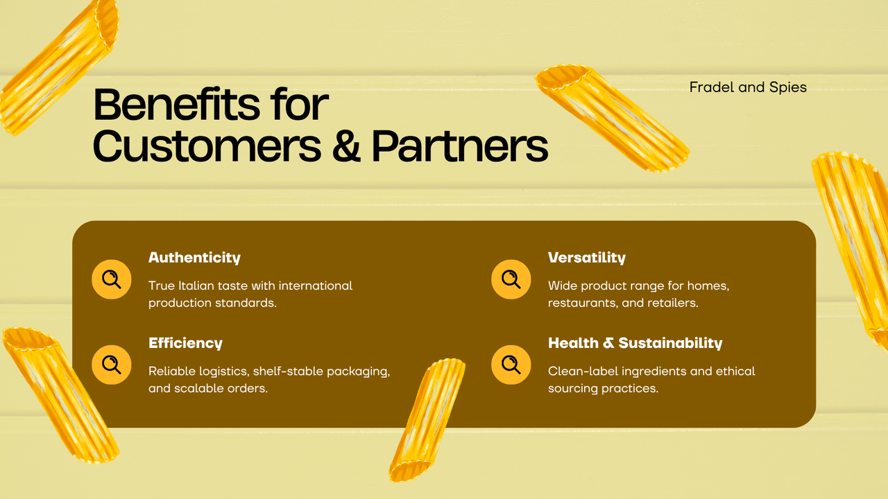 Green Illustrated Pasta Product Presentation