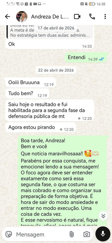 Depoimento aluno aprovado 8