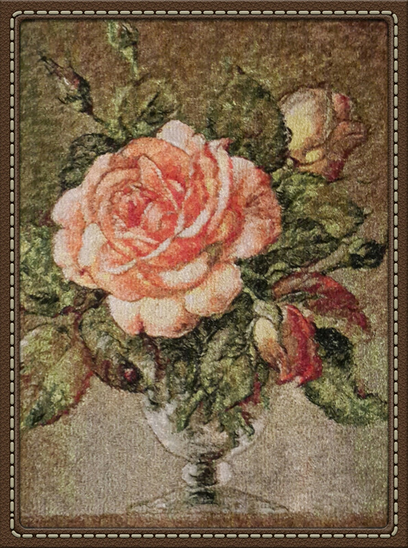 роза в бокале