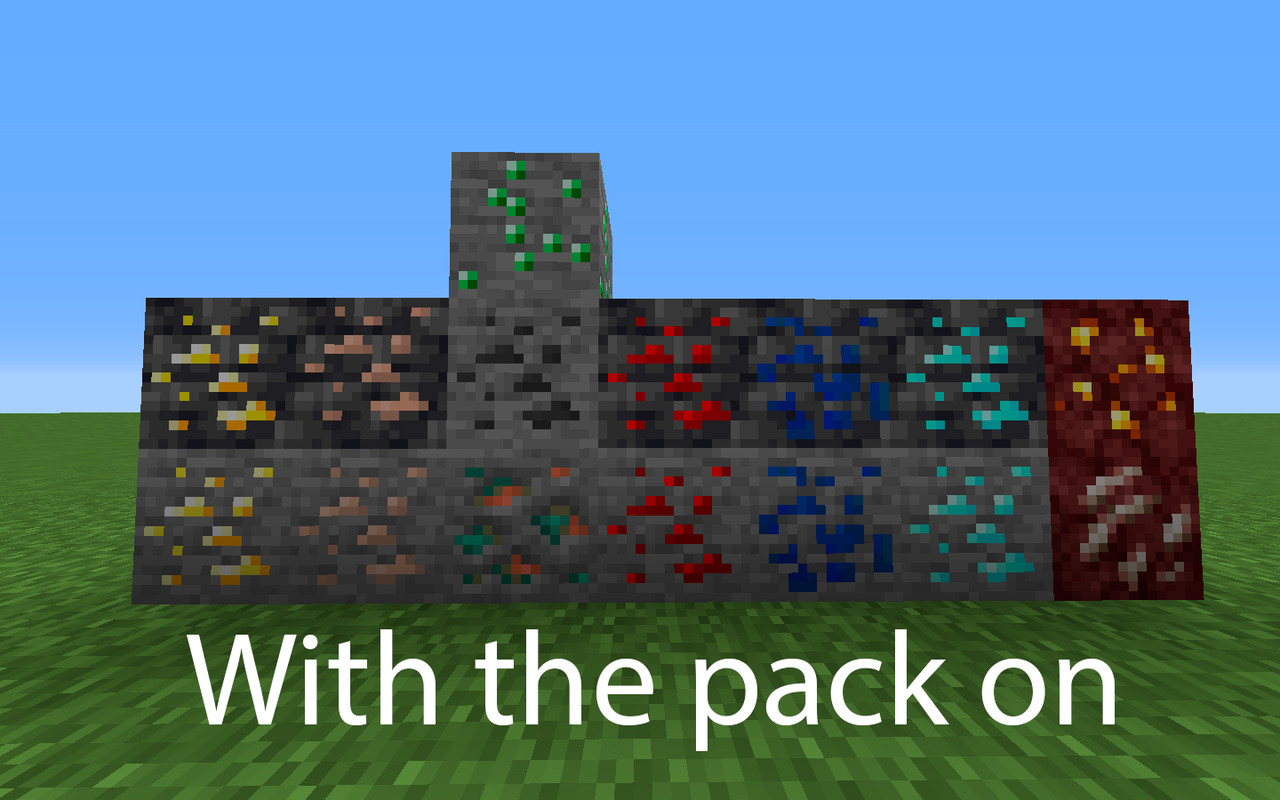 Old Ore Texture Resource Packs Minecraft Curseforge