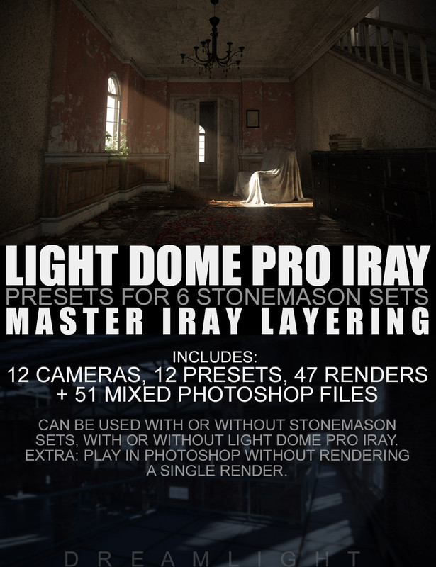 Light Dome PRO Iray - Render Presets - Master Iray Layering Light Dome PRO Iray - Render Presets - Master Iray Layering