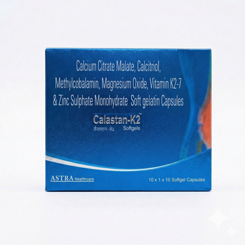 Calastan K2 Soft Gel Capsule: The Unparalleled Composition for Osteoporosis Management