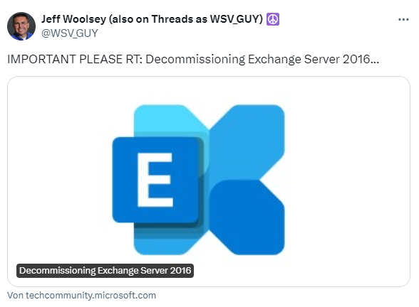 Decommissioning Exchange Server 2016