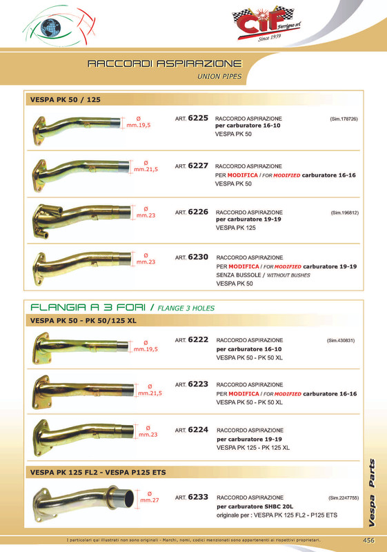 Raccordi-aspirazione-Vespa-16-19-20