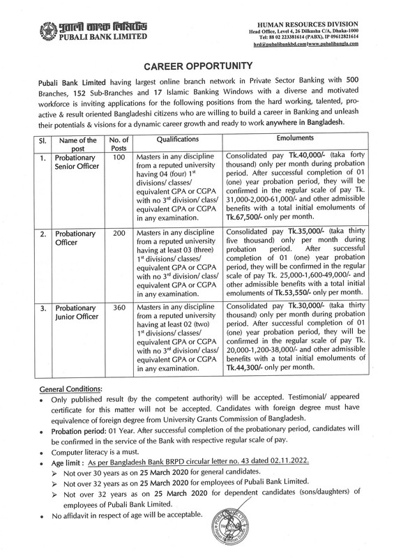 Pubali-Bank-Limited-Probationary-Officer-Job-Circular-2023-PDF-1