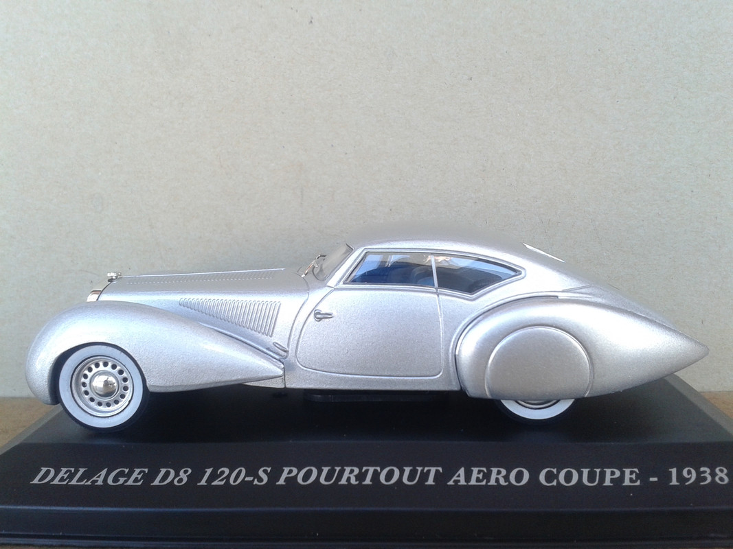 1938 Delage D8 120 S Pourtout Aero Coupé (Ixo-Altaya) (8)