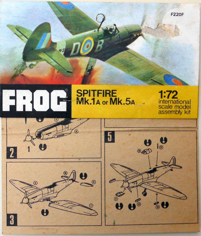 Frog 72 Spitfire Mk.1A or Mk.5A (F220F) Header