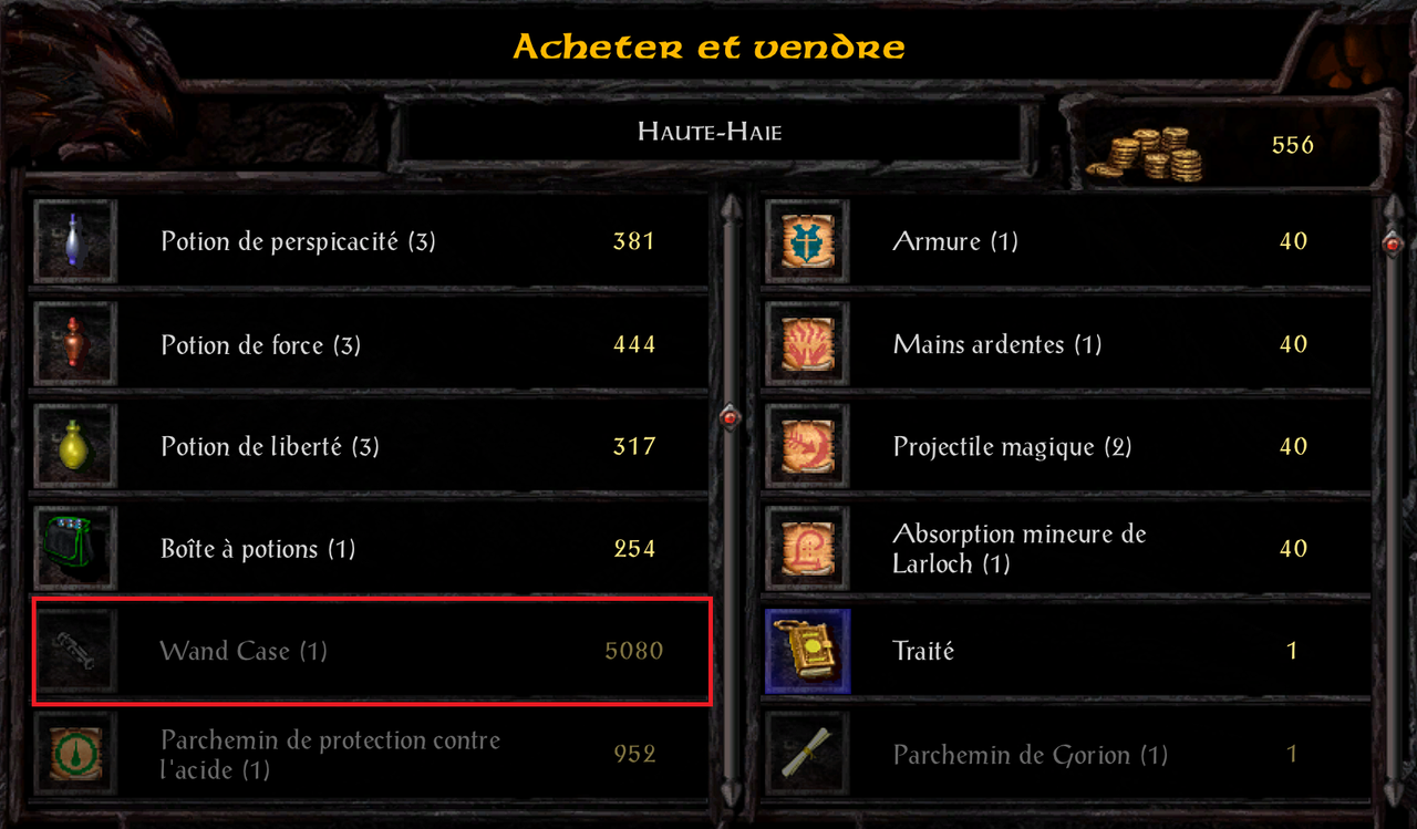 wand case pas traduit