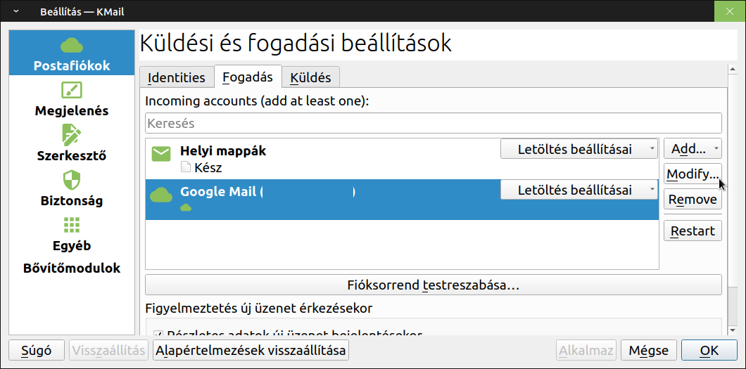KMail, Kontact, KOrganizer (GMail, Google)_17
