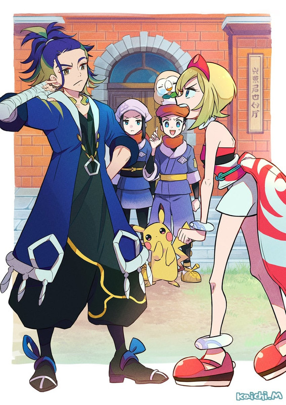 pikachu-akari-rowlet-irida-rei-and-1-mor