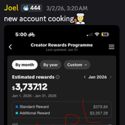 Joel - $3,737 CRP rewards