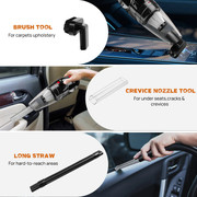 Handheld vacuum cleaner for dust crumbs and pet hair