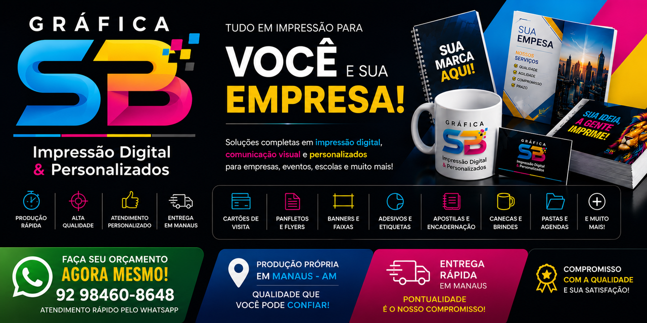 SB Brindes e Personalizados Manaus
